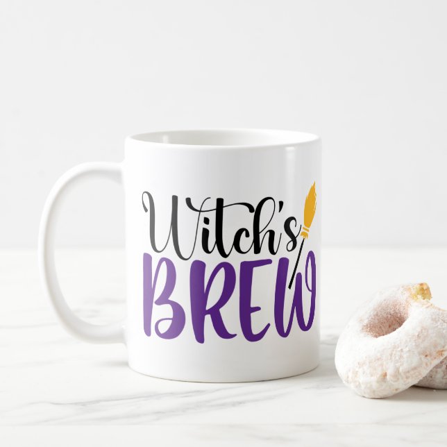 Caneca De Café Poção de Bruxas (Com Donut)