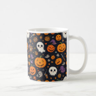 Caneca De Café Poção mágica roxa e caveira - Mug de padrão