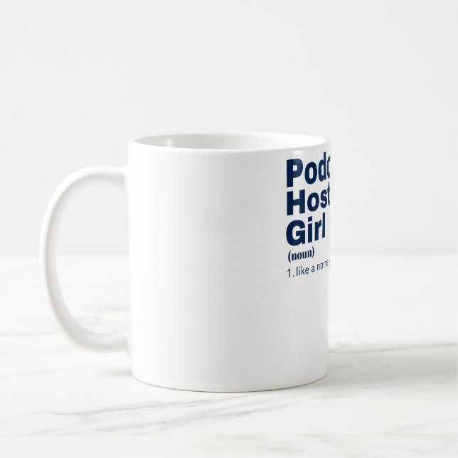 Caneca De Café Podcast Hosting (Esquerda)