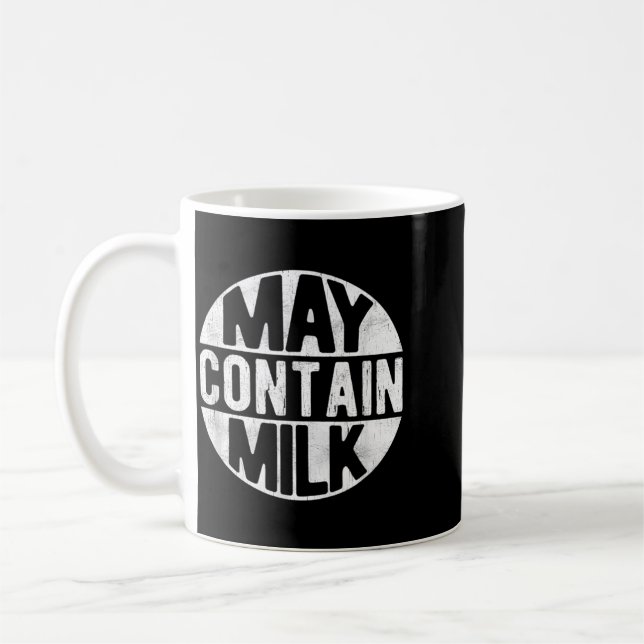 Caneca De Café Pode Conter Leite Piada Pai Leite Combinando (Esquerda)