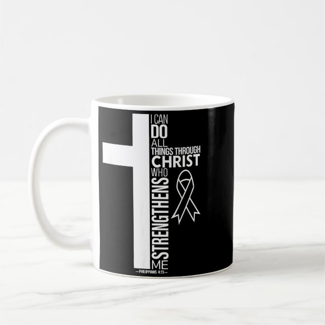Caneca De Café Pode Fazer Coisas Através Da Fé Em Cristo Diabetes (Esquerda)