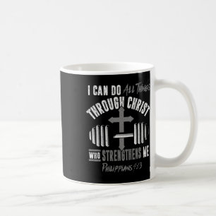 Caneca De Café Pode Fazer Todas as Coisas Cristão Jesus Fisicultu