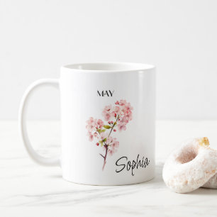 Caneca De Café Pode Flores Personalizadas