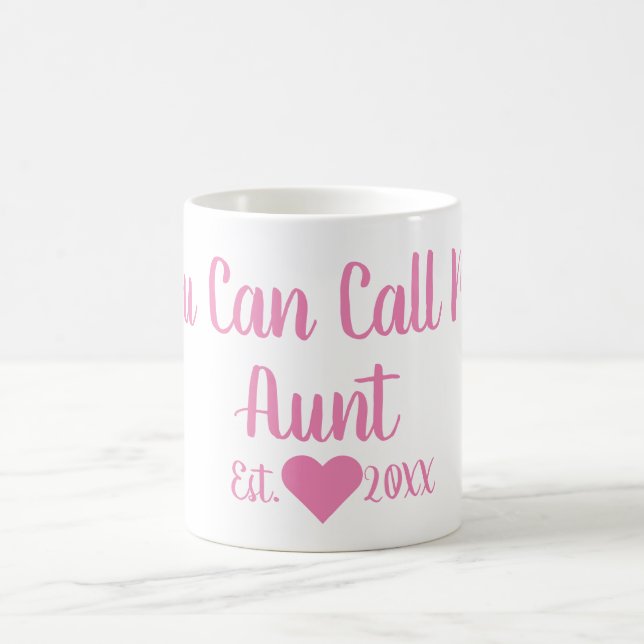 Caneca De Café Pode Me Chamar Tia Mug (Centro)