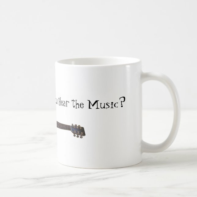 Caneca De Café Pode você ouvir a música? (Direita)