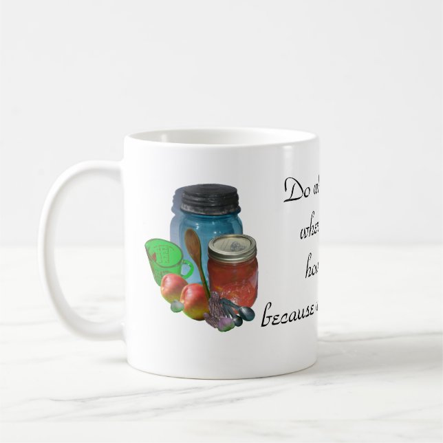 Caneca De Café Pode você pode, pode você pode, para fazer o que (Esquerda)