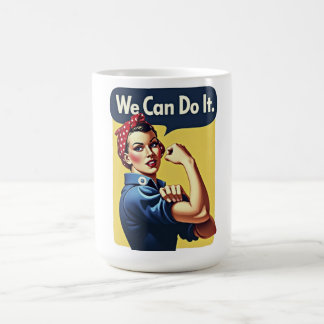 Caneca De Café Podemos fazê-lo | Feminismo
