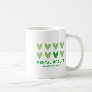 Caneca De Café Podemos Vestir Mês Verde de Consciência Mental