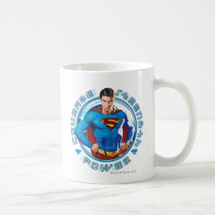 Caneca De Café Poder de Força da Coragem do Super-Homem