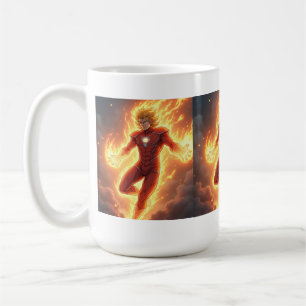 Caneca De Café Poder de Herói de Anime