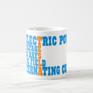 Caneca De Café Poder de Tesla