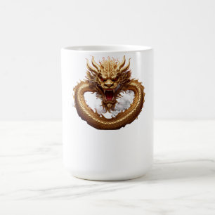 Caneca De Café Poder do Dragão Chinês