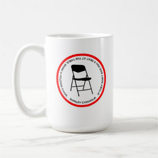 Caneca De Café Poder Negro SHIRLEY CHISHOLM assento à mesa