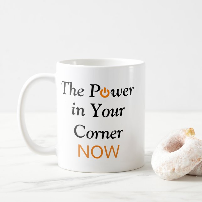 Caneca De Café poderosa motivação empresarial melhores realizaçõe (Com Donut)