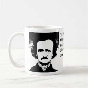 Caneca De Café Poe Citação sobre Histórias Curtas Escrevendo