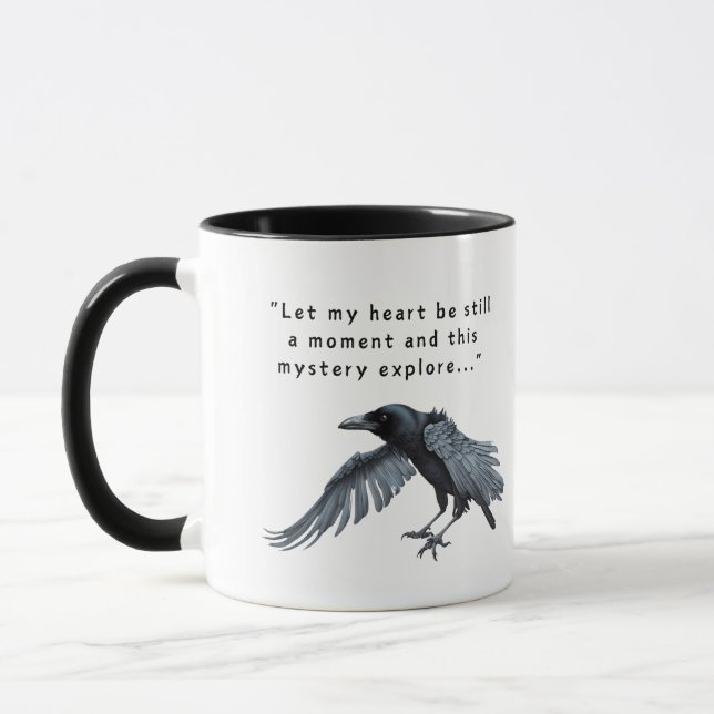 Caneca de Café Poe do Escritor (Esquerda)