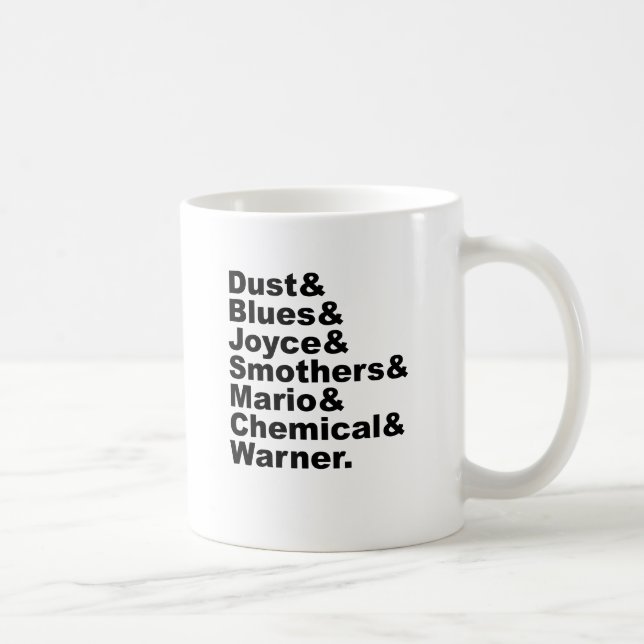Caneca De Café Poeira e Blues & Joyce & Smothers & Mario & Chemic (Direita)