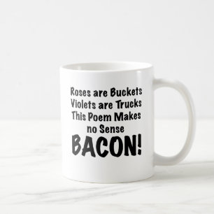 Caneca De Café Poema do bacon