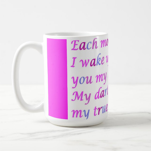 Caneca De Café Poema para um amado, mestiço de rico (Esquerda)