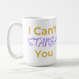 Caneca De Café Poesia Engraçada Trocadilho Não Aguentei ESTROFE V