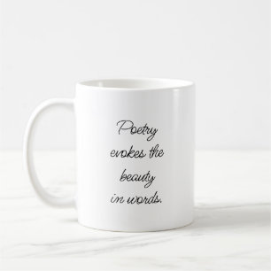 Caneca De Café Poesia evoca Mug