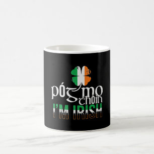 Caneca De Café Pog Mo Thoin Irish Flag