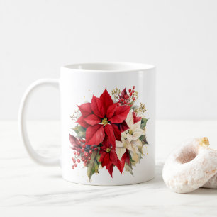 Caneca De Café Poinsettia Café Mug