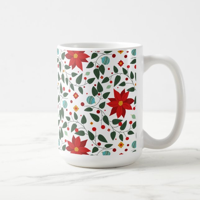 Caneca De Café Poinsettia Paradise Café Mug Chee (Direita)