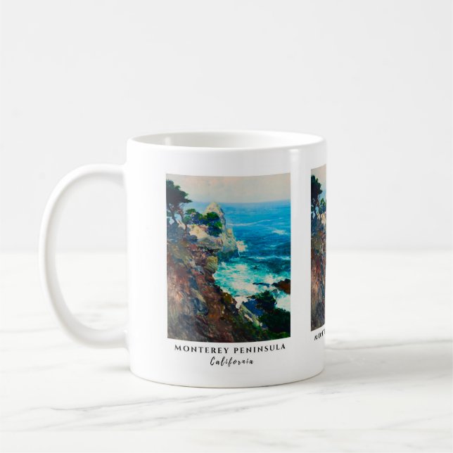Caneca De Café Point Lobos Monterey Península Califórnia Capa do  (Esquerda)