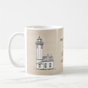 Caneca De Café Point Wilson Lighthouse - Washington - SBD