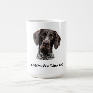 Caneca De Café Pointer Alemão de Cabelo Curto Crie Seu Próprio Te