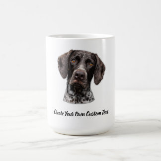 Caneca De Café Pointer Alemão de Cabelo Curto Crie Seu Próprio Te