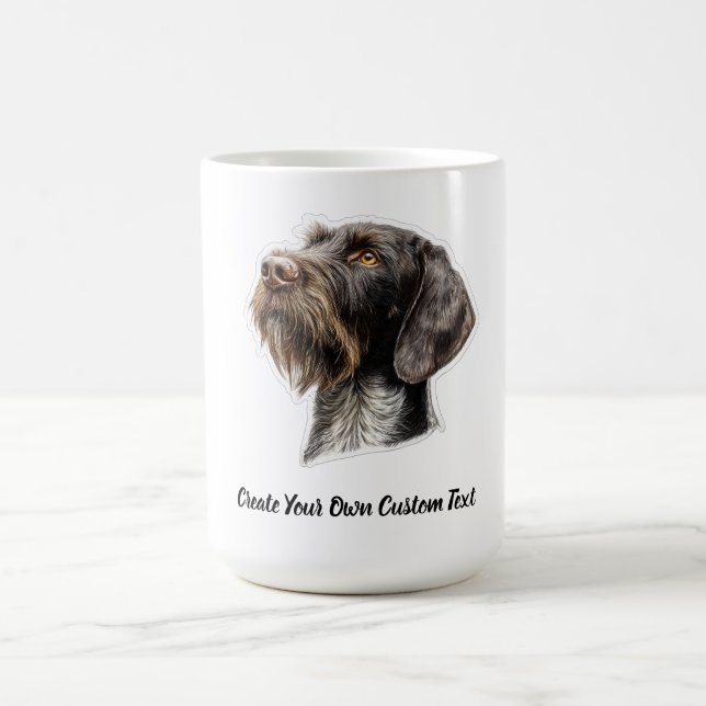 Caneca De Café Pointer Alemão de Cabelo Raspado Crie Seu Próprio  (Centro)