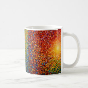 Caneca De Café "Pointilismo da luz"