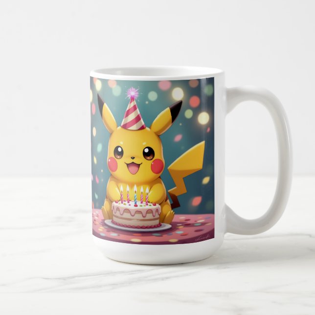 Caneca De Café Pokémon und seine Treue Freunde (Direita)