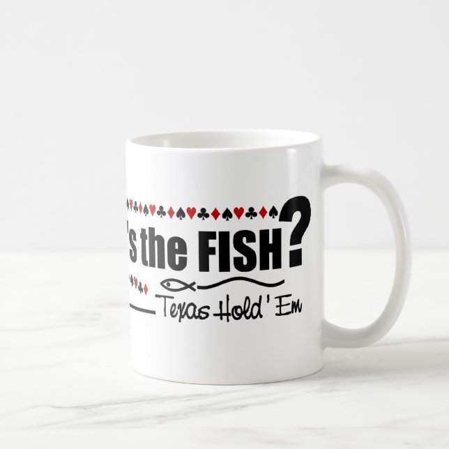 Caneca De Café Pôker Fish Mug 2 (Direita)