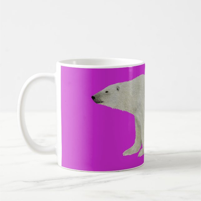 Caneca De Café Polar Bear Mug a Rosa (Esquerda)