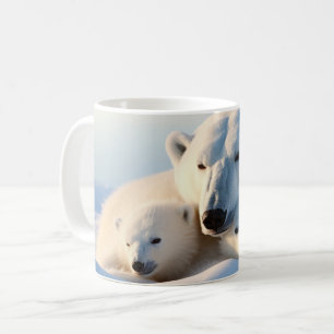 Caneca De Café Polar Bear Selvagem Beleza Selvagem Selvagem