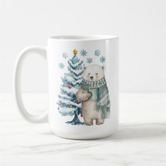 Caneca De Café Polar - Urso Azul, Pata Cerâmica