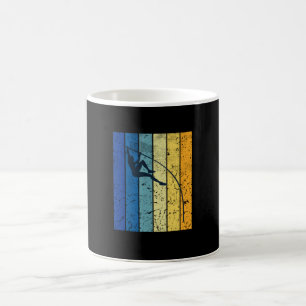 Caneca De Café Pole Vaulting Retro