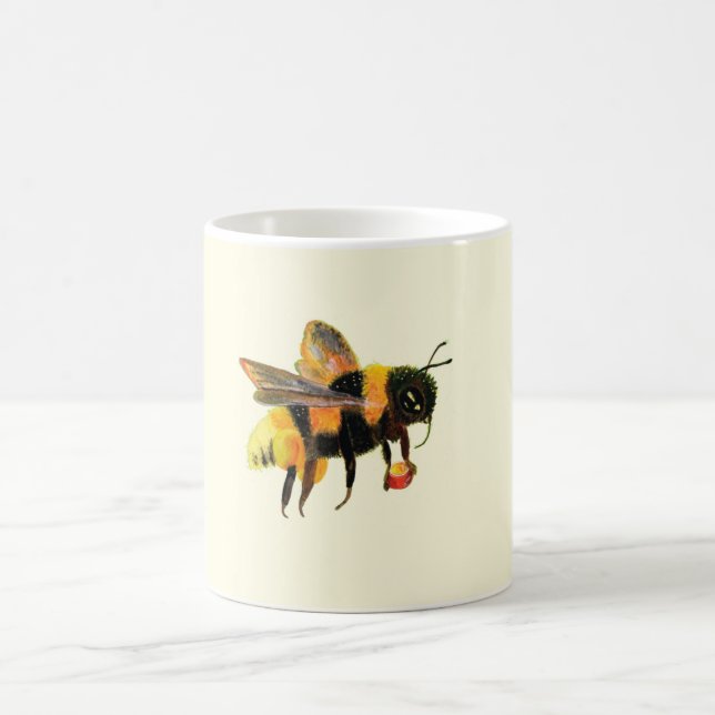 Caneca De Café pólen de carregando de abelha (Centro)