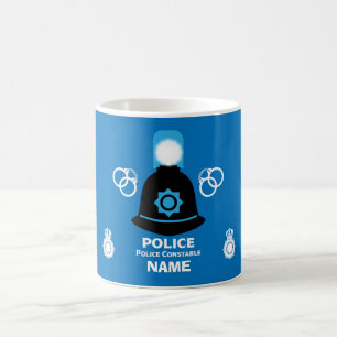 Caneca De Café Polícia Britânica Policial Policial de Café Mug