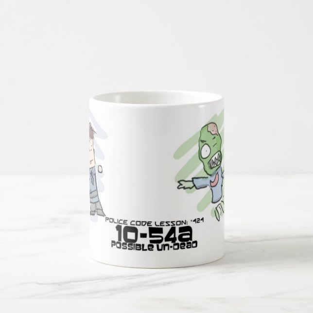 Caneca De Café Polícia contra o vivo (Centro)