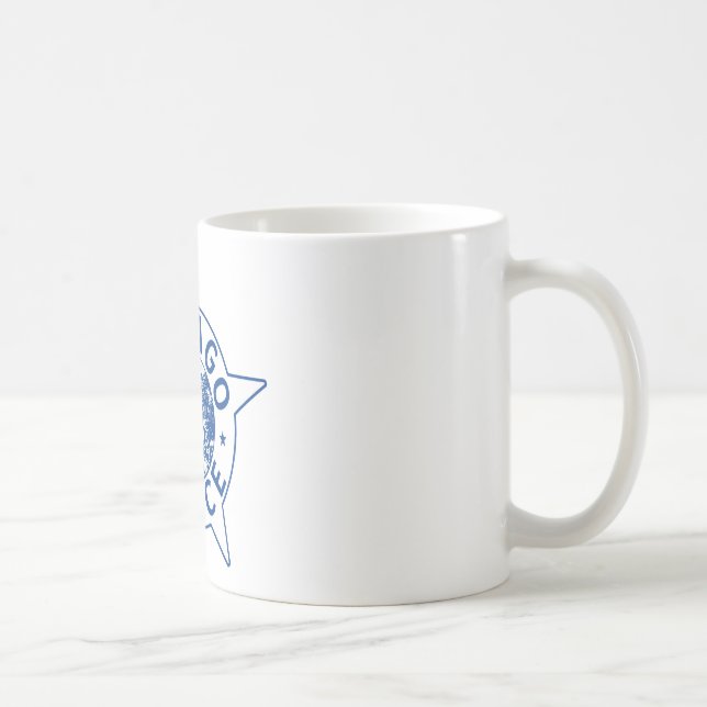 Caneca De Café Polícia de Chicago (VINTAGE) (Direita)