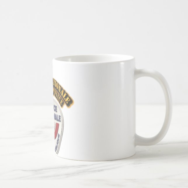 Caneca De Café Polícia de Nationale France da polícia com texto (Direita)