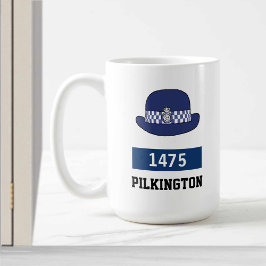 Caneca De Café Polícia do Reino Unido WPC Hat - Adicionar Número 