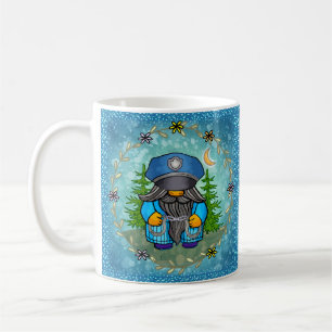 Caneca De Café Polícia Gnomo