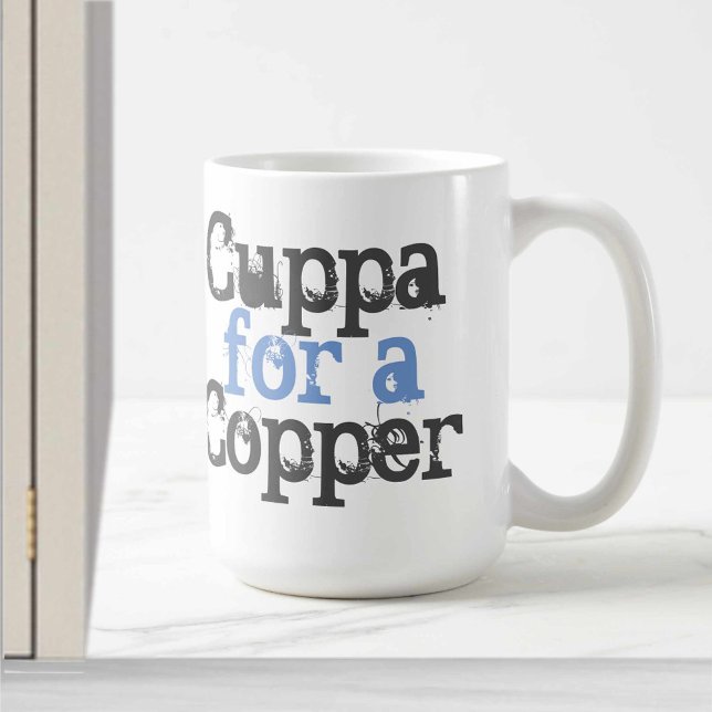 Caneca De Café Polícia Mug - Cuppa para Cobre (Criador carregado)