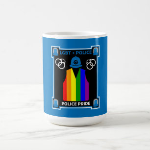 Caneca De Café Polícia Orgulho Gay LGBT+