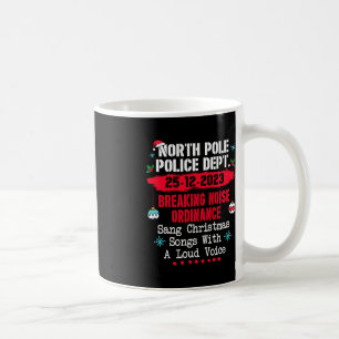 Caneca De Café Polícia Policial do Polo Norte quebra Portaria de 